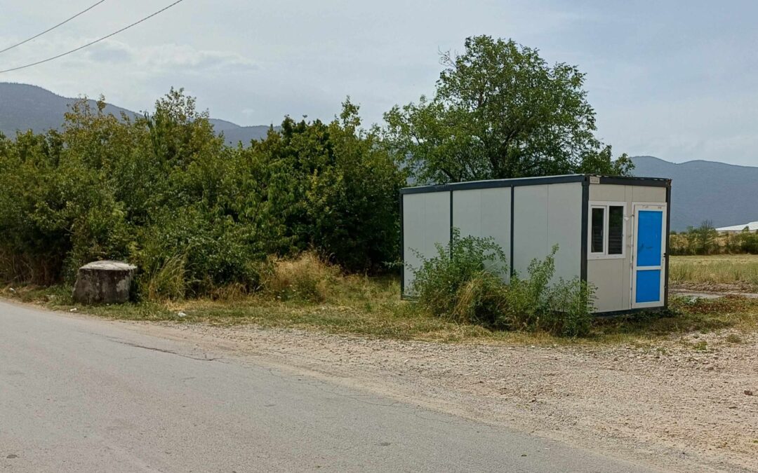 The medieval tombstone necropolis Crnač near Sarajevo is again endangered – a container was placed right next to the national monument