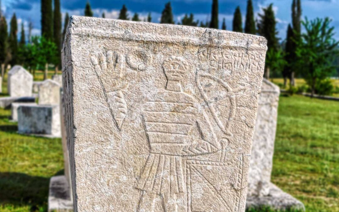 Symbol of the Open Right-Hand Greeting on Medieval Tombstones