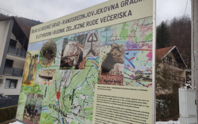 Škav / Bosnić – ilirska gradina i srednjovjekovni grad, Gornja Večeriska, Vitez